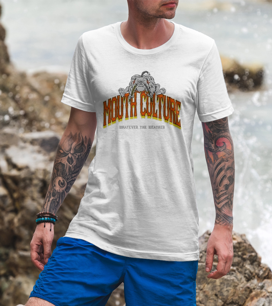 Mouth Culture Whatever The Weather Bulldog T-Shirt