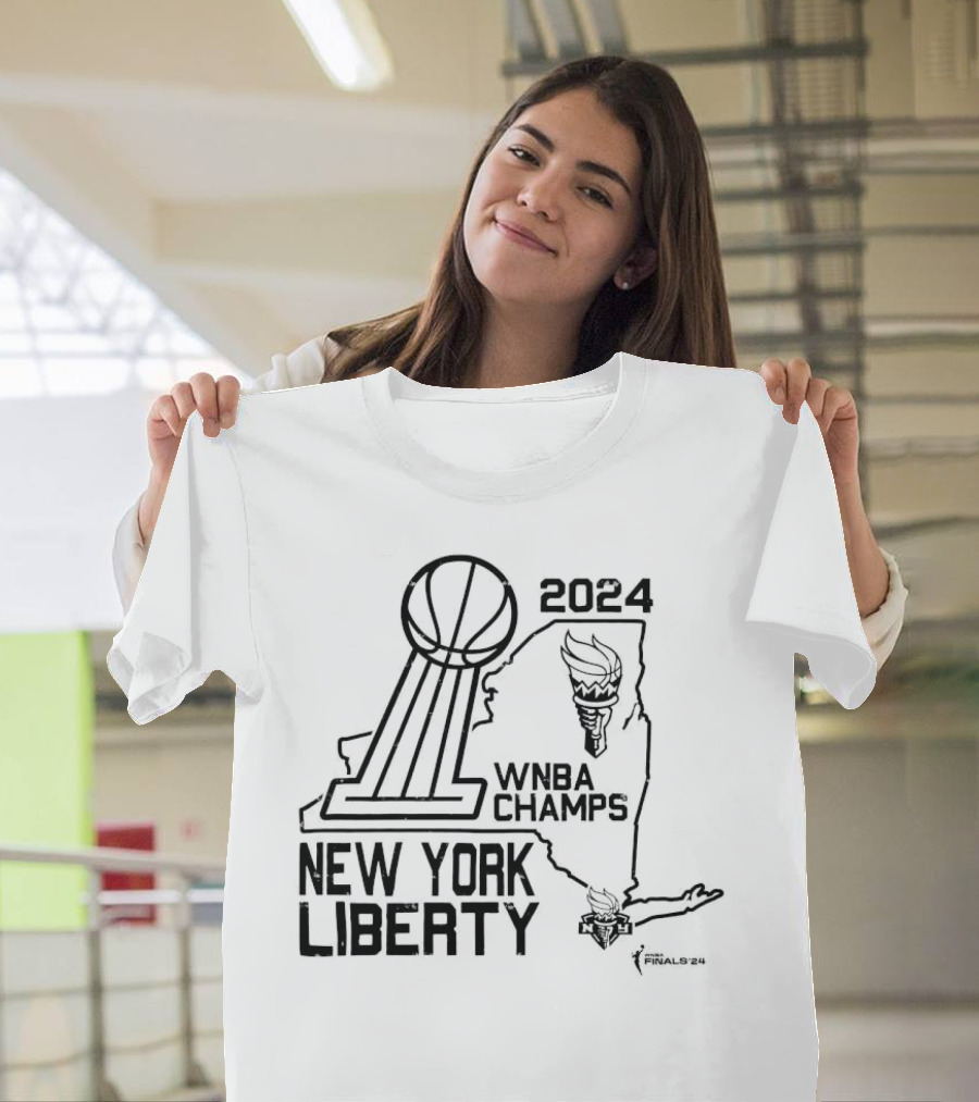 New York Liberty 2024 WNBA Finals Champs Hometown Essentials T-Shirt