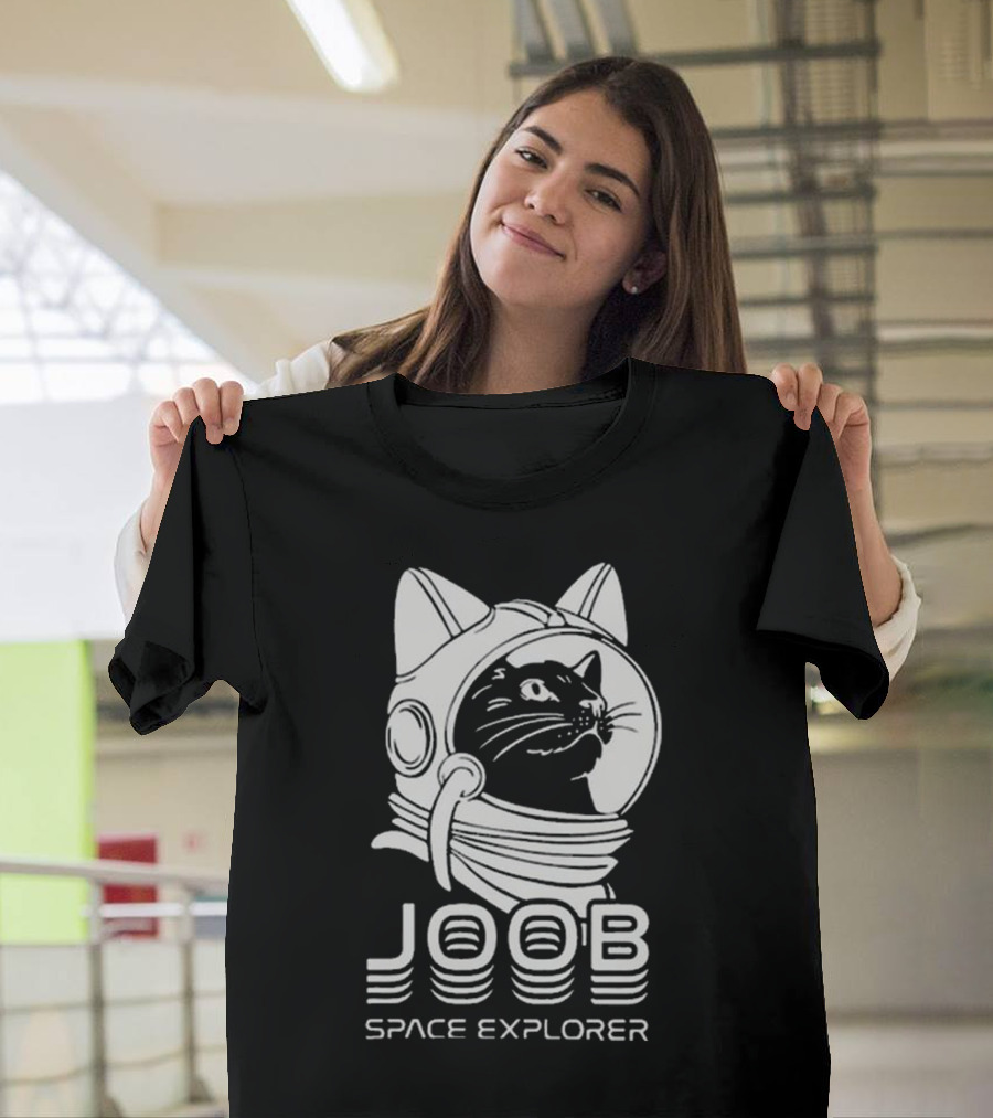Evan And Katelyn Joob Cat Astronaut Space Explorer T-Shirt