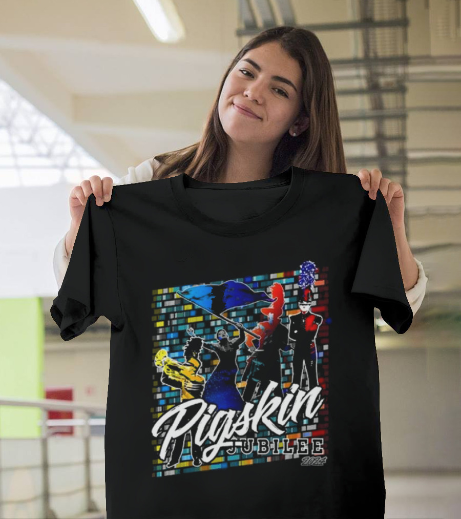 Pigskin Jubilee Marching Band Celebration T-Shirt