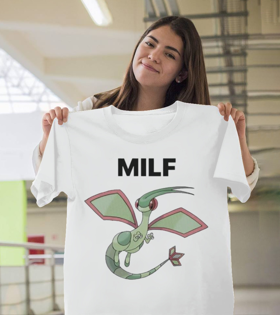 MILF Man I Love Flygon Pokémon Fan Humor T-Shirt