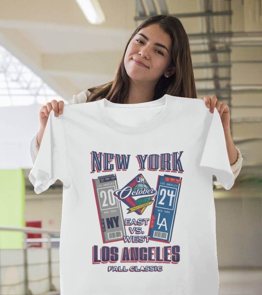 New York Los Angeles October East Vs West Fall Classic T-Shirt