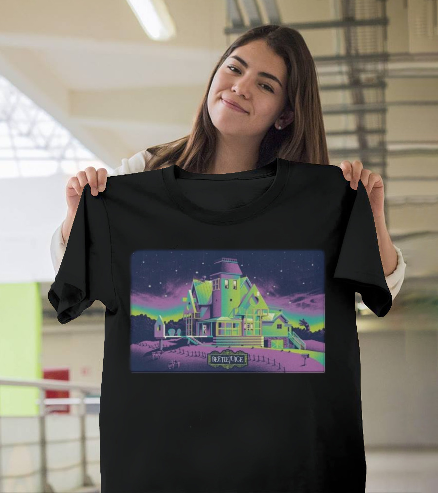 Beetlejuice Haunted House Halloween Burton T-Shirt