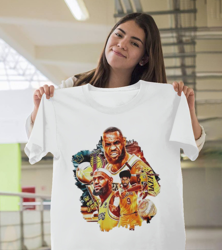 Lebron James Bronny James Lakers Be The Goat T-Shirt