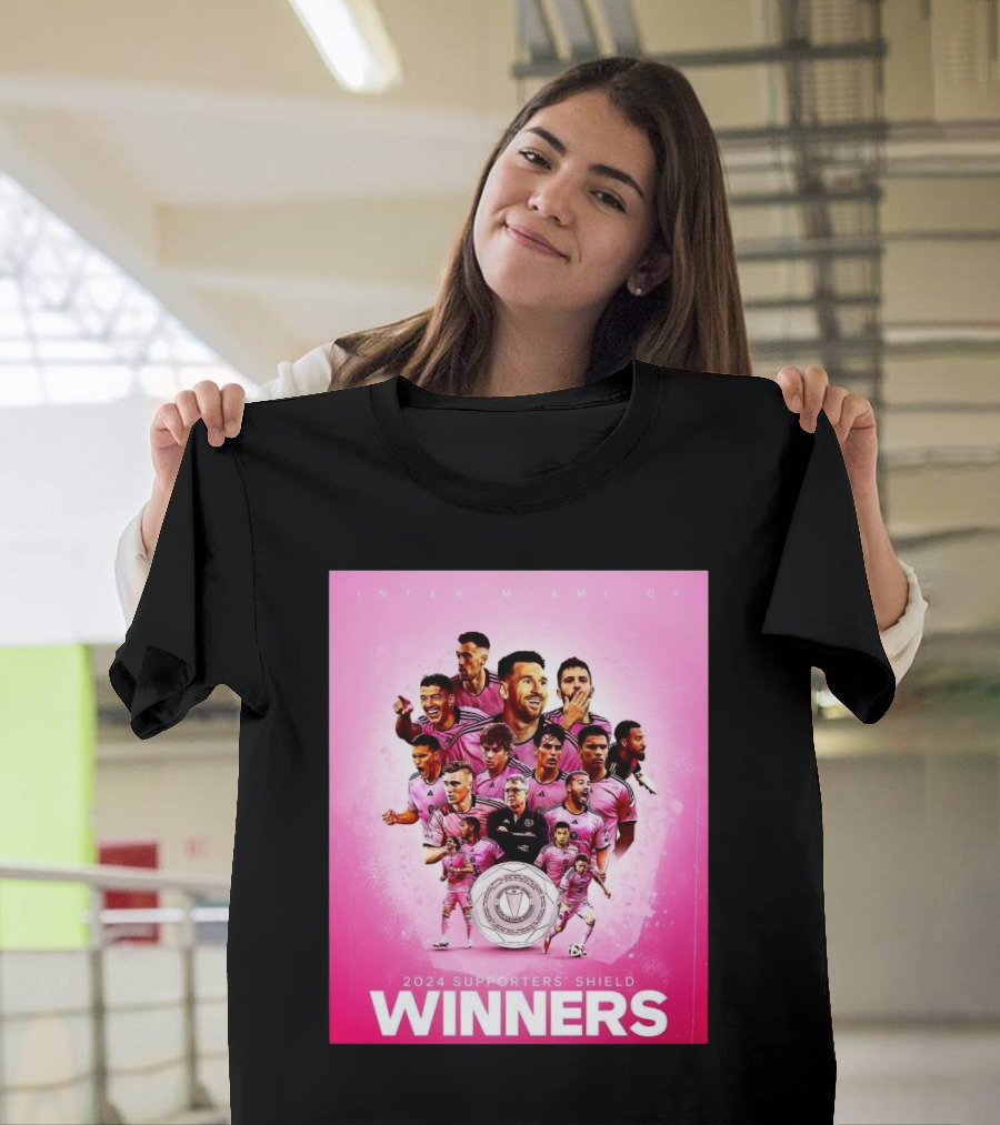 Inter Miami CF 2024 Supporters’ Shield Winners T-Shirt