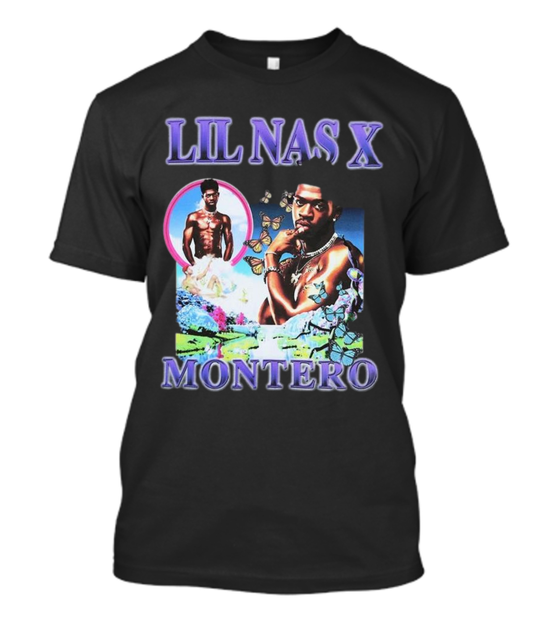 Lil Nas X Montero Butterflies Surreal T-Shirt