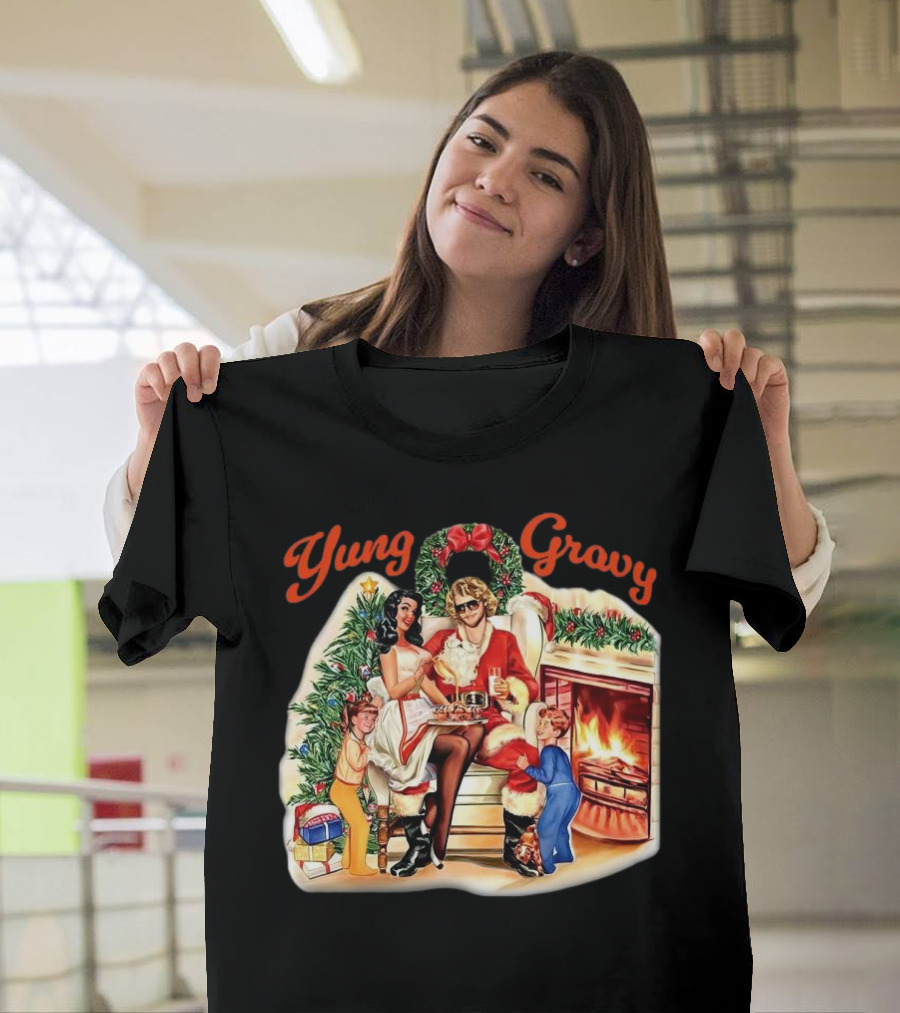 Yung Gravy St Thiccolas Holiday 2024 Fireplace Gathering T-Shirt