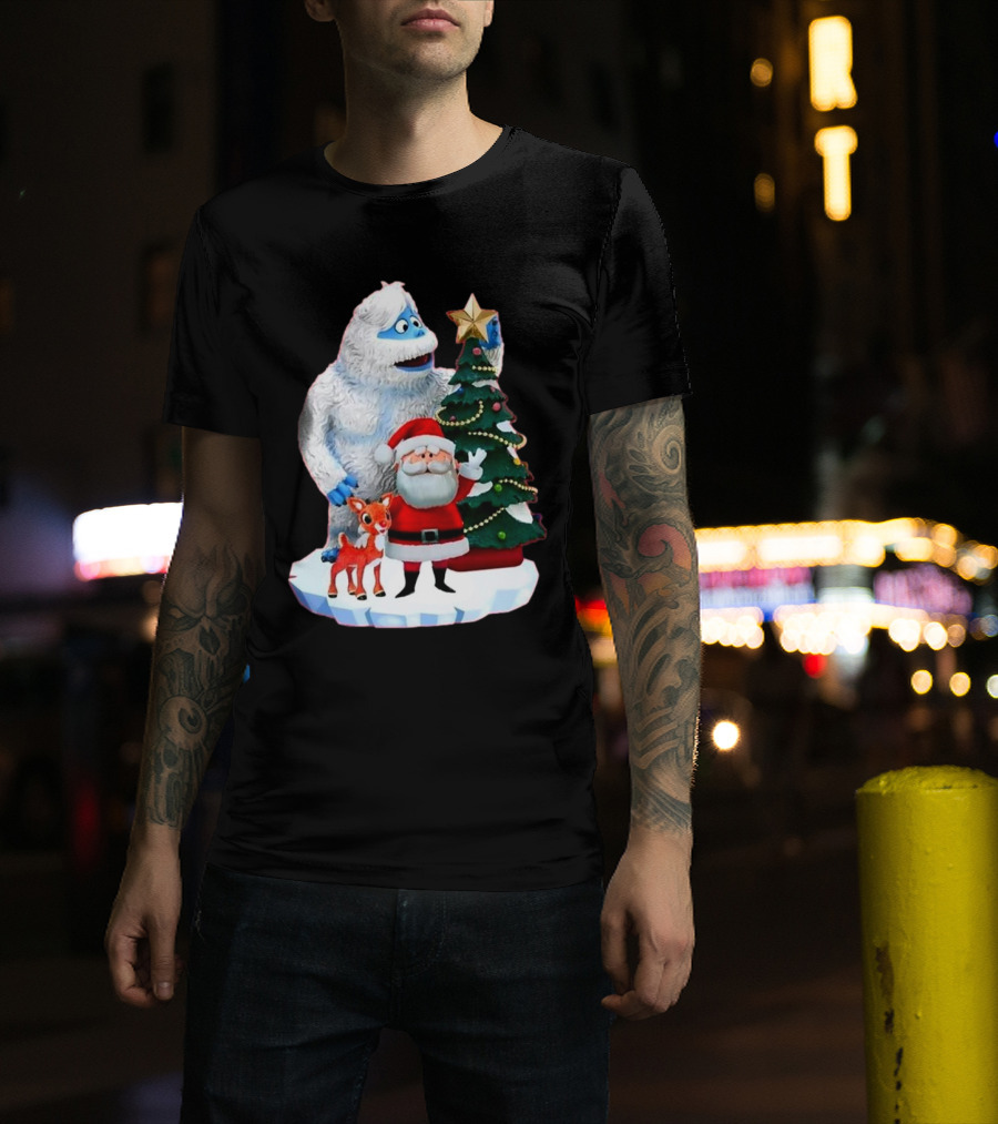 Bumble Rudolph Santa Christmas Tree Exclusive Rudolph The Red Nosed Reindeer T-Shirt