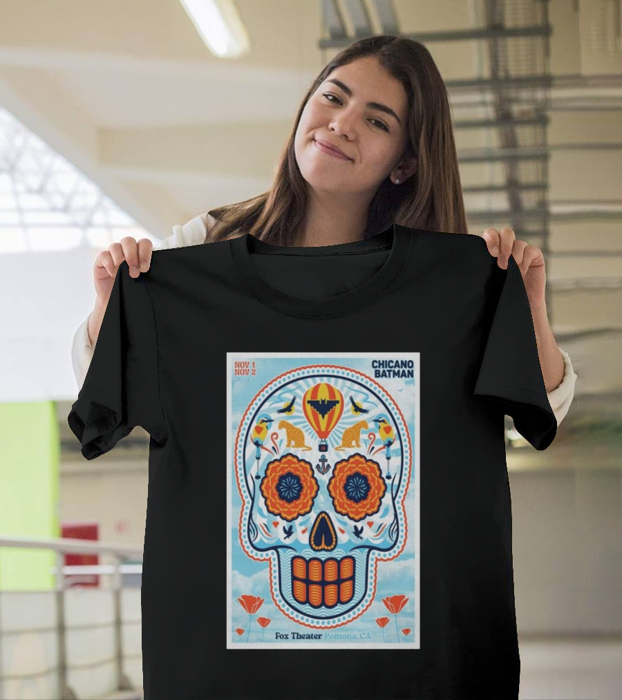 Chicano Batman Dia de los Muertos Fox Theater Pomona November 1-2 T-Shirt