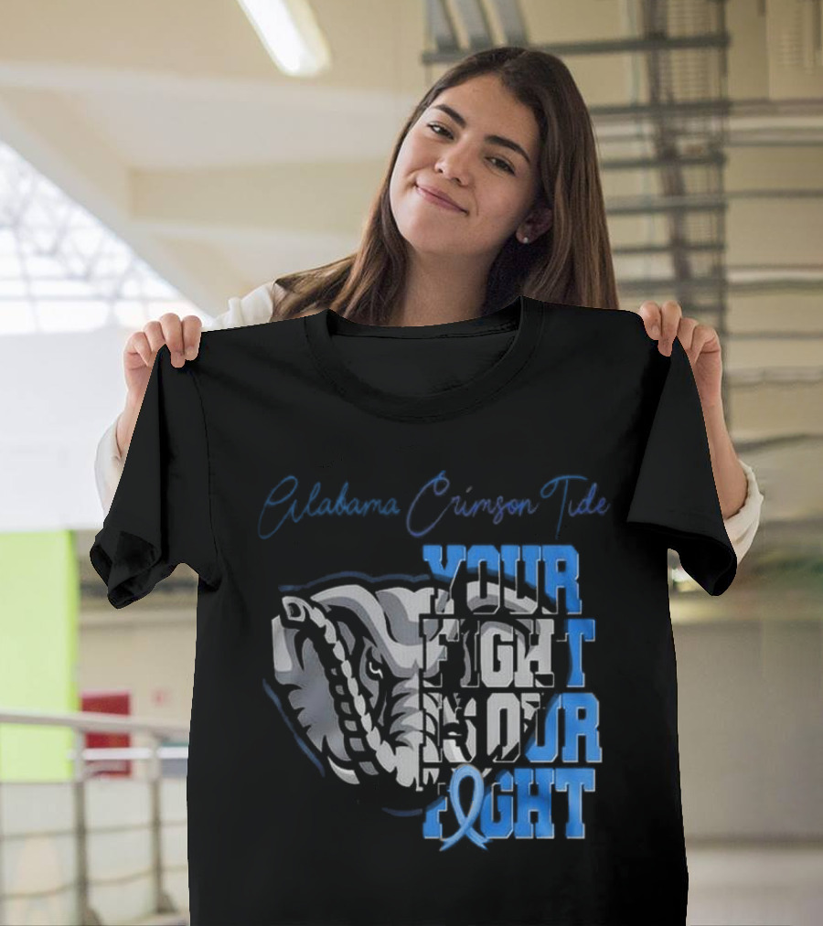 Alabama Crimson Tide Your Fight Is Our Fight Diabetes Awareness T-Shirt