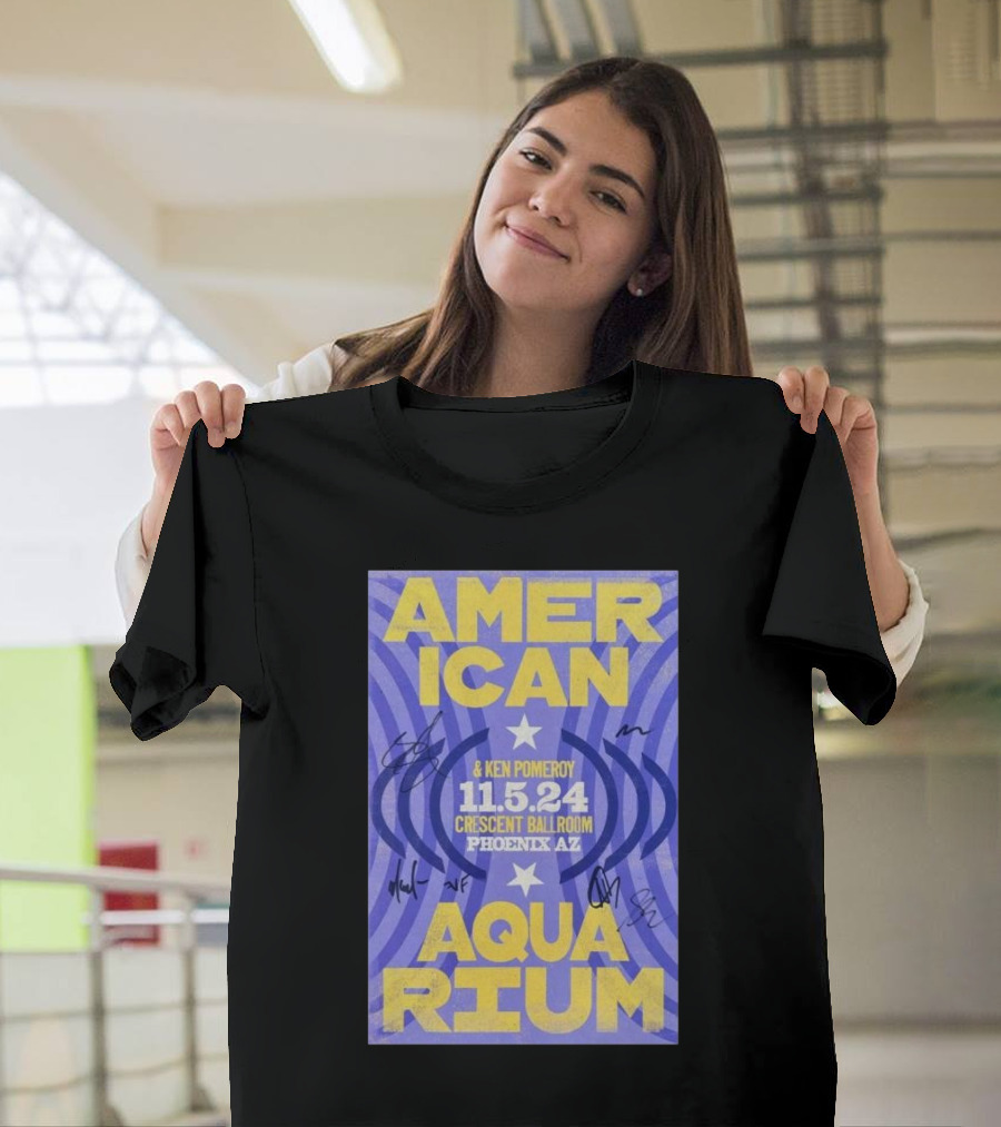 American Aquarium and Ken Pomeroy 11.5.24 Crescent Ballroom Phoenix AZ T-Shirt