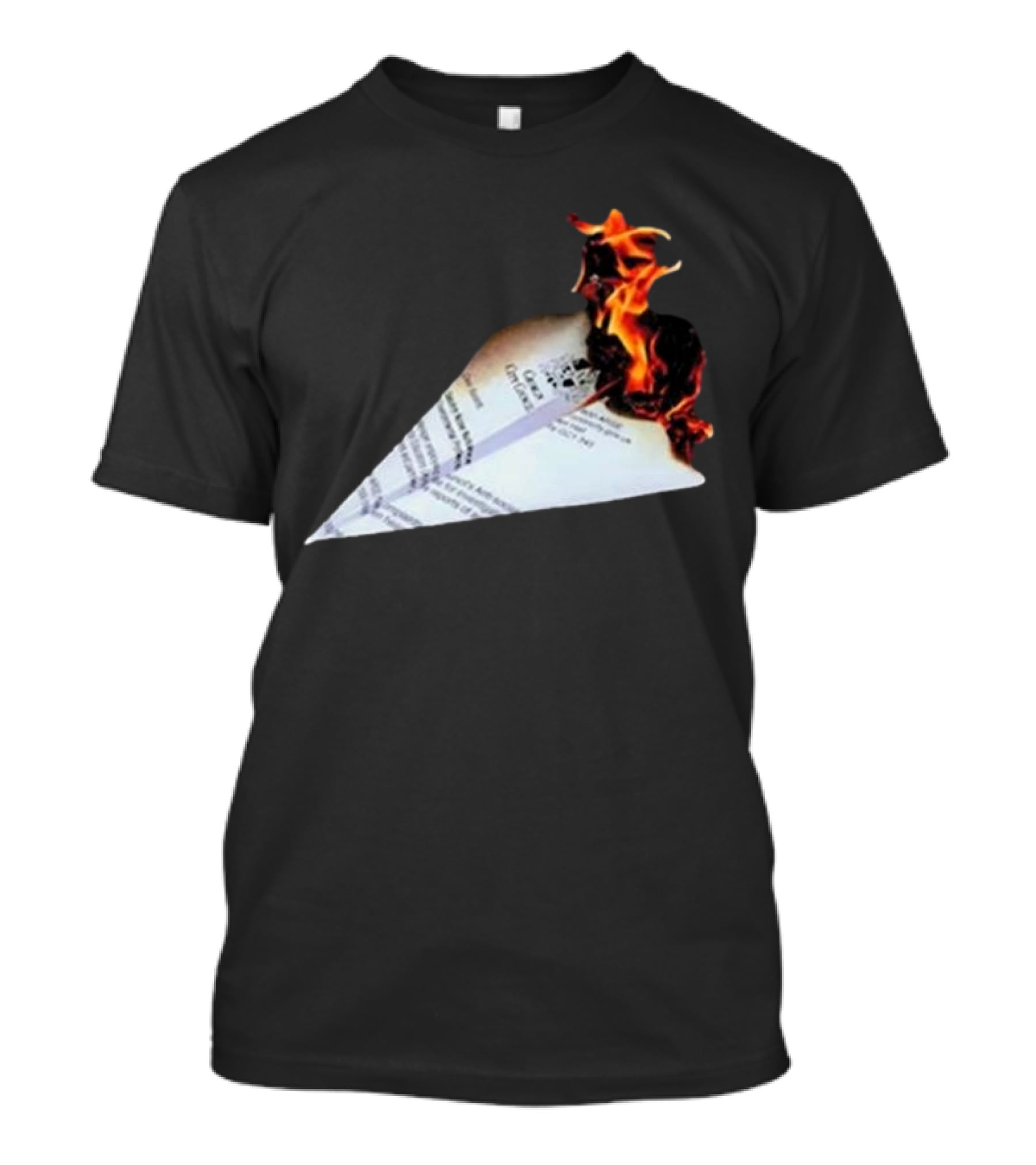 Lovejoy Band Burning Paper Plane Nuisance T-Shirt