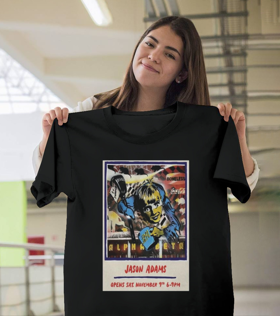 Jason Adams San Francisco CA November 9 2024 Alpha Beta Boneless Coca-Cola Van Life T-Shirt