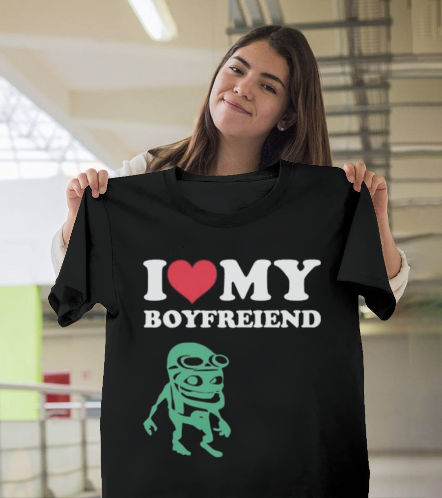 I Love My Boyfriend Crazy Frog Joey Valence T-Shirt