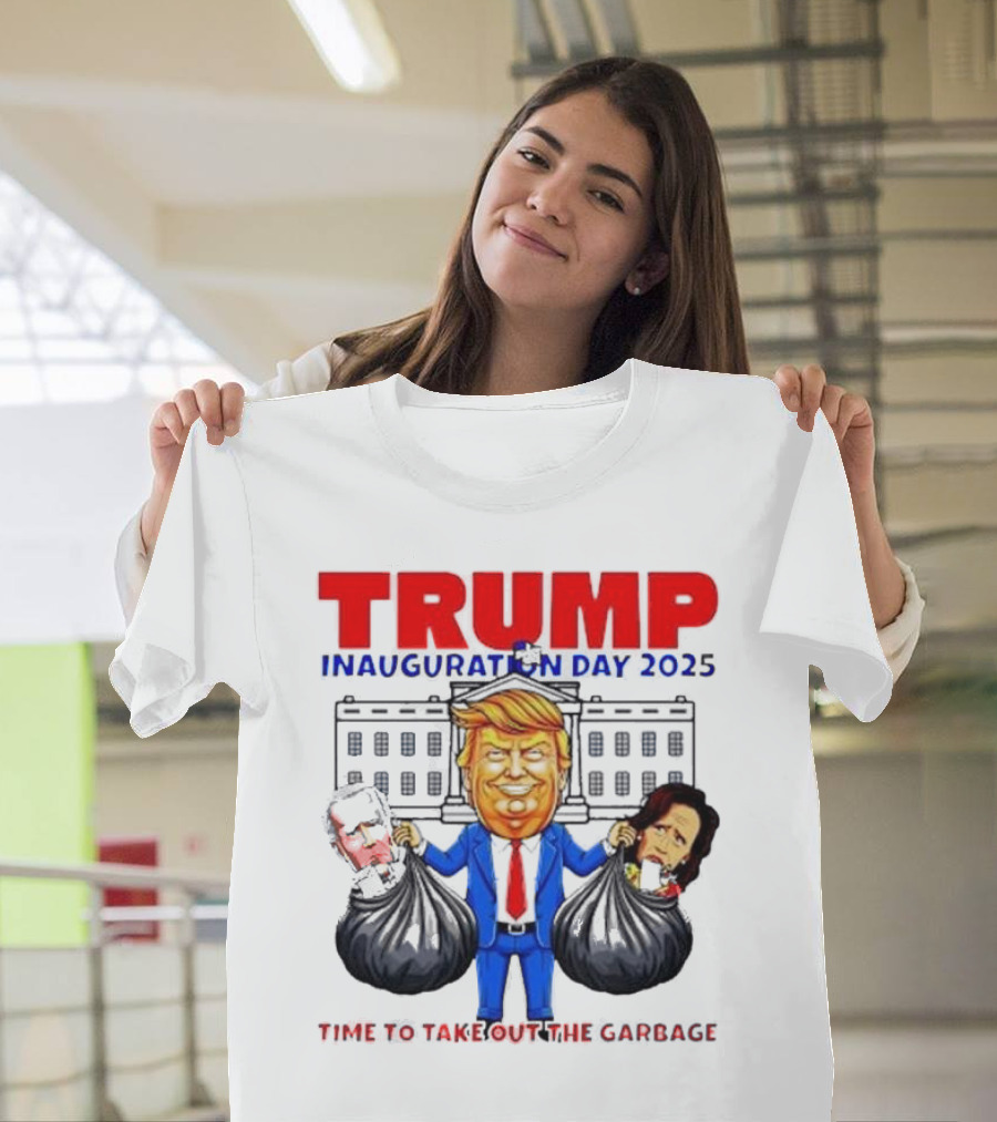 TRUMP Inauguration Day 2025 Time to Take Out the Garbage Biden and Harris T-Shirt