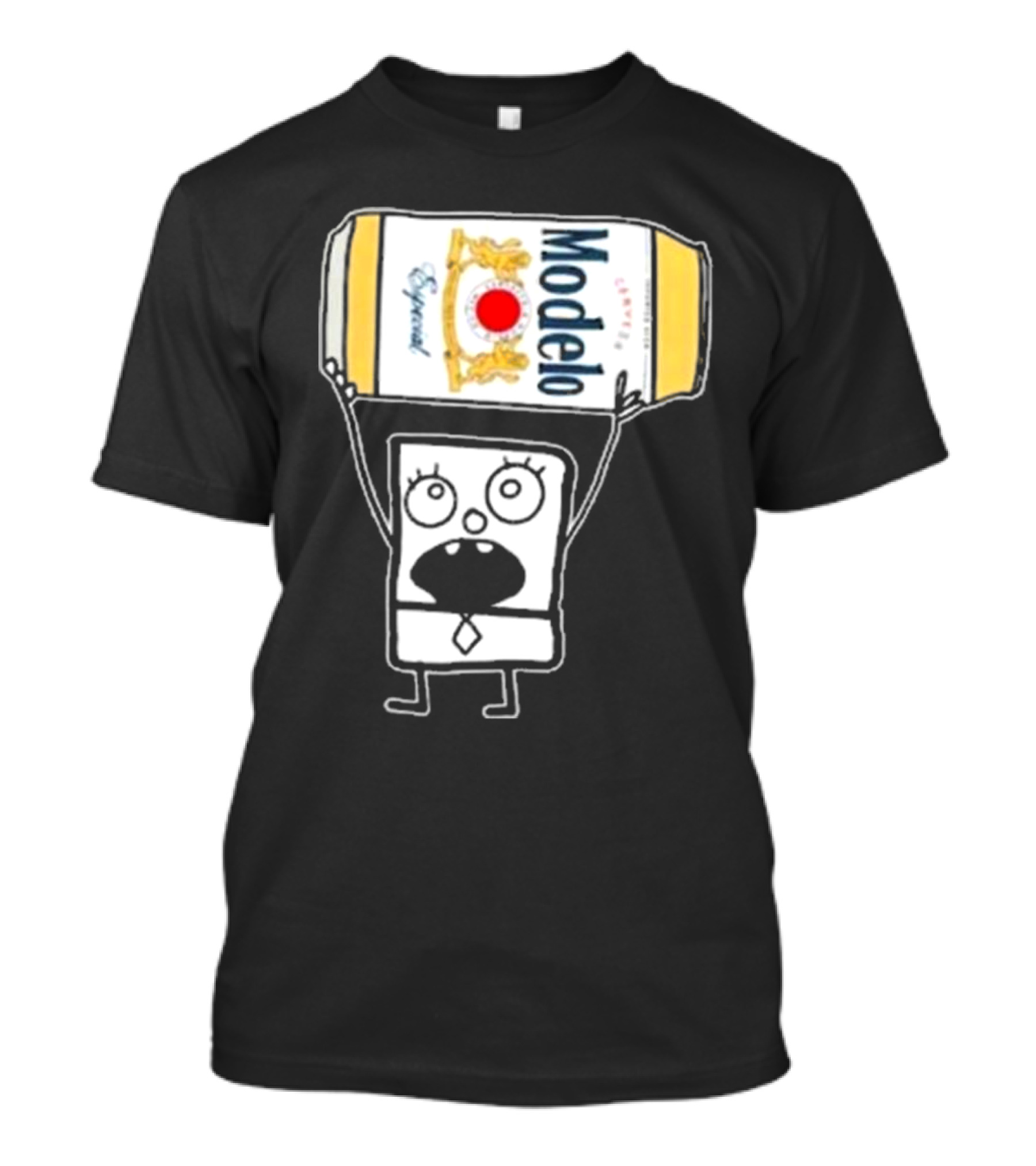 Doodlebob Lifting Modelo Especial Beer Can T-Shirt