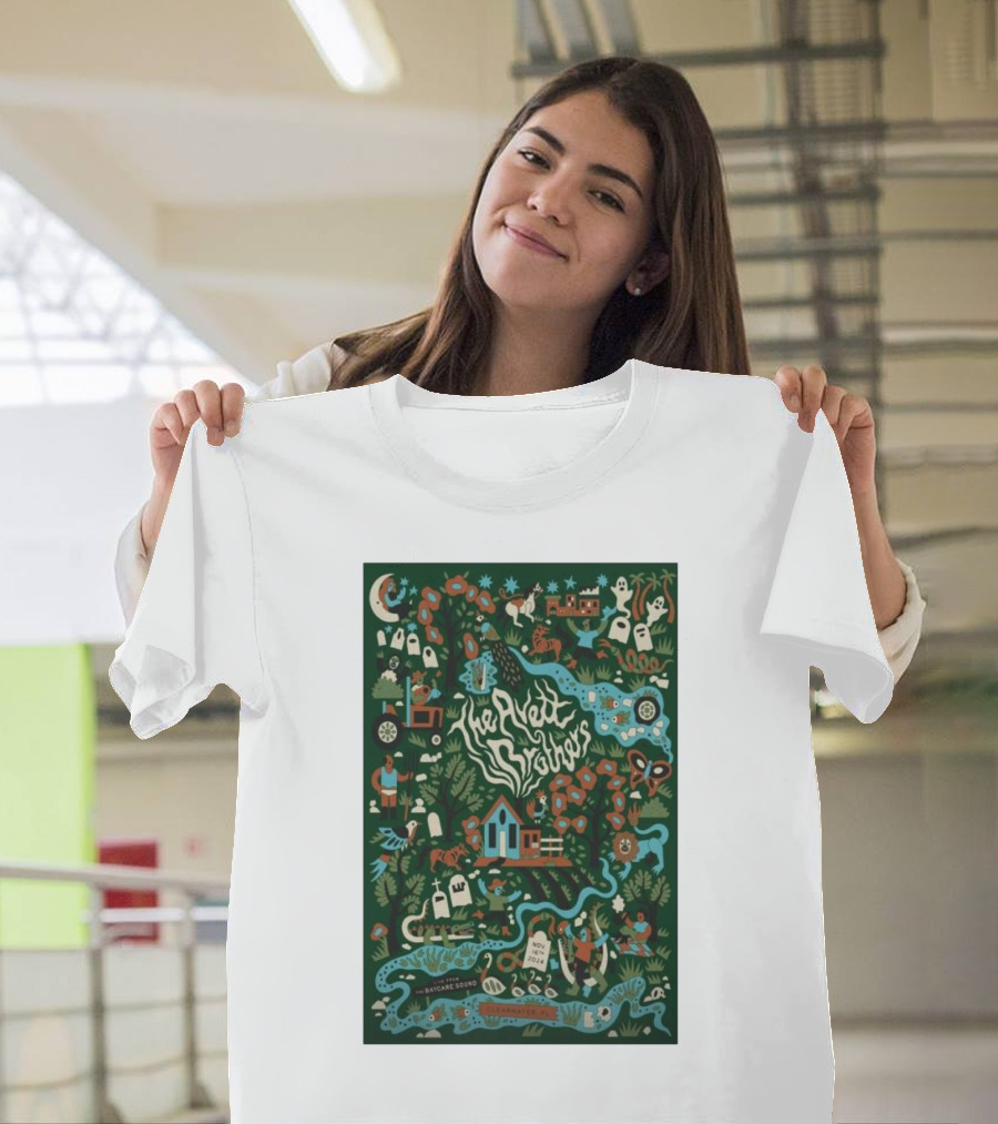 The Avett Brothers November 16 2024 Clearwater FL Ghosts River House T-Shirt