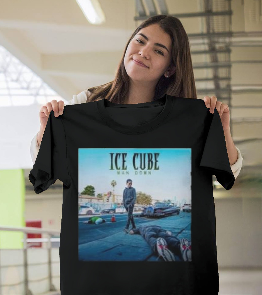 ICE CUBE Man Down Street Scene T-Shirt