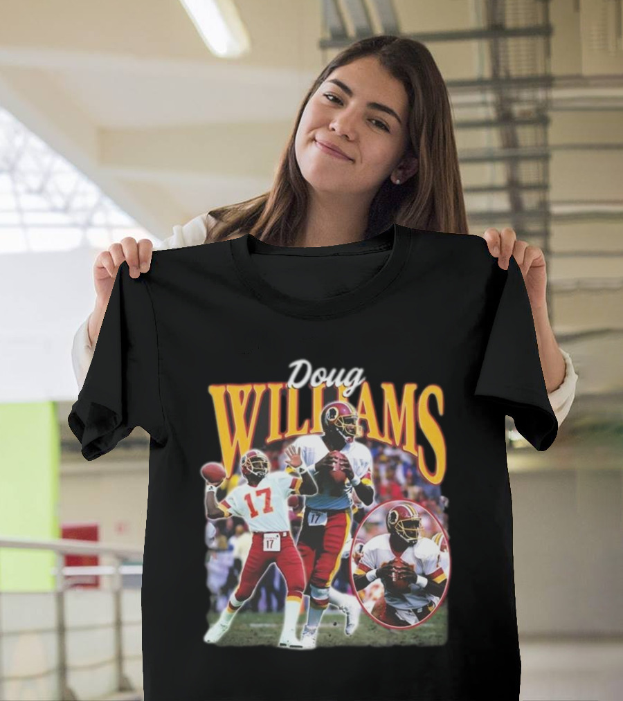 Doug Williams Football Legend NFL Quarterback Redskins T-Shirt