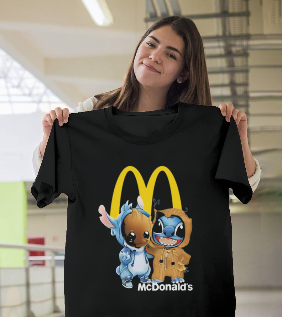 Groot Stitch McDonald’s Crossover T-Shirt