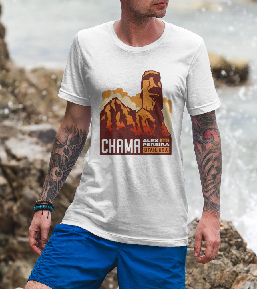 Chama Alex Pereira 307 Stonehead Utah USA T-Shirt