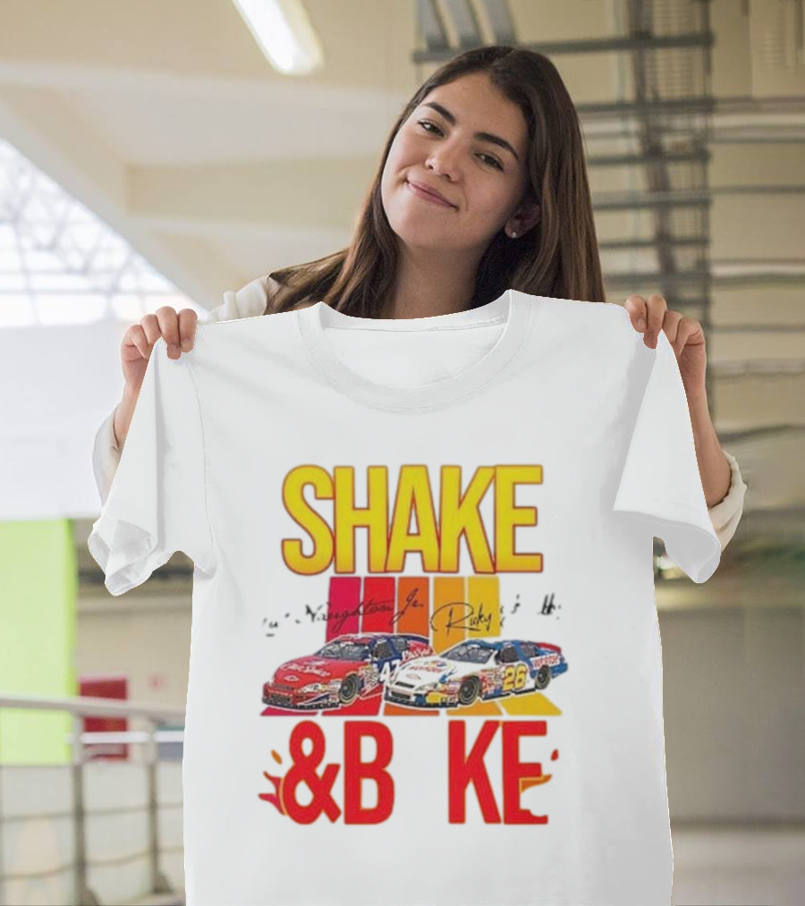 SHAKE And BAKE NASCAR Racing Talladega Nights Ricky Bobby T-Shirt