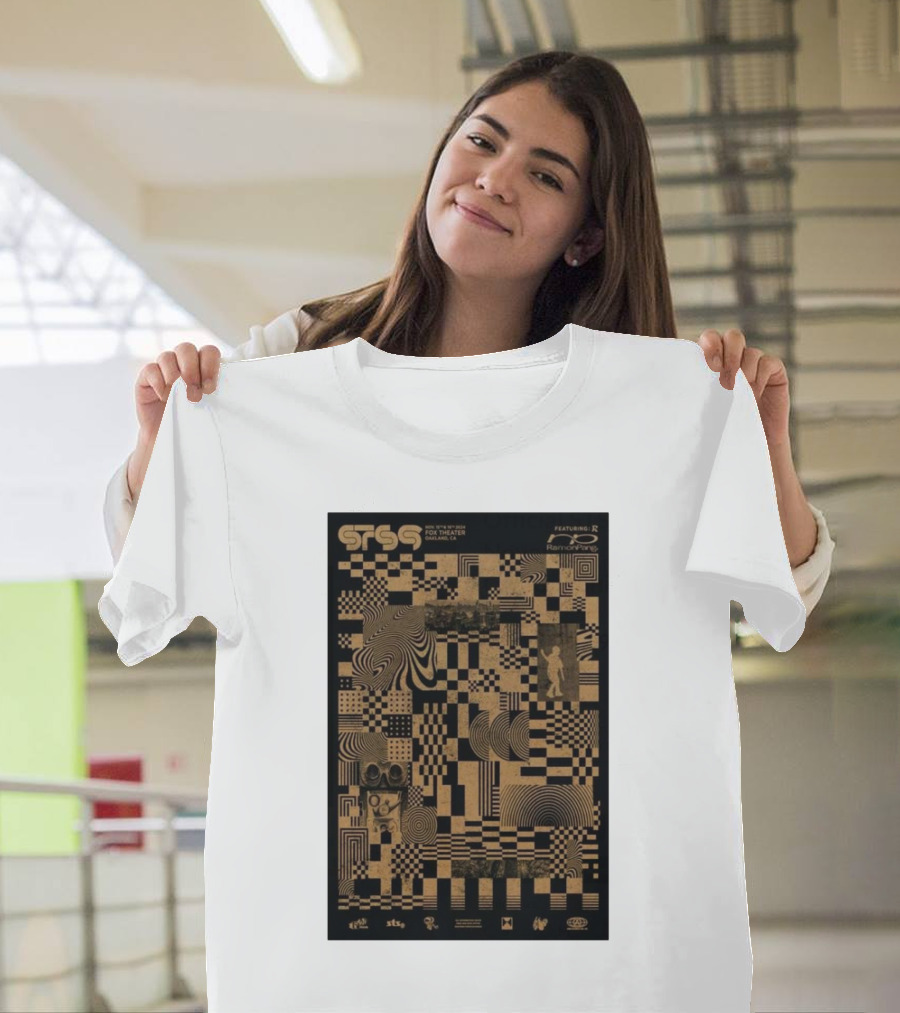 STS Fox Theater November 15-16 2024 Oakland CA Tour Featuring Random Rab with Geometric T-Shirt
