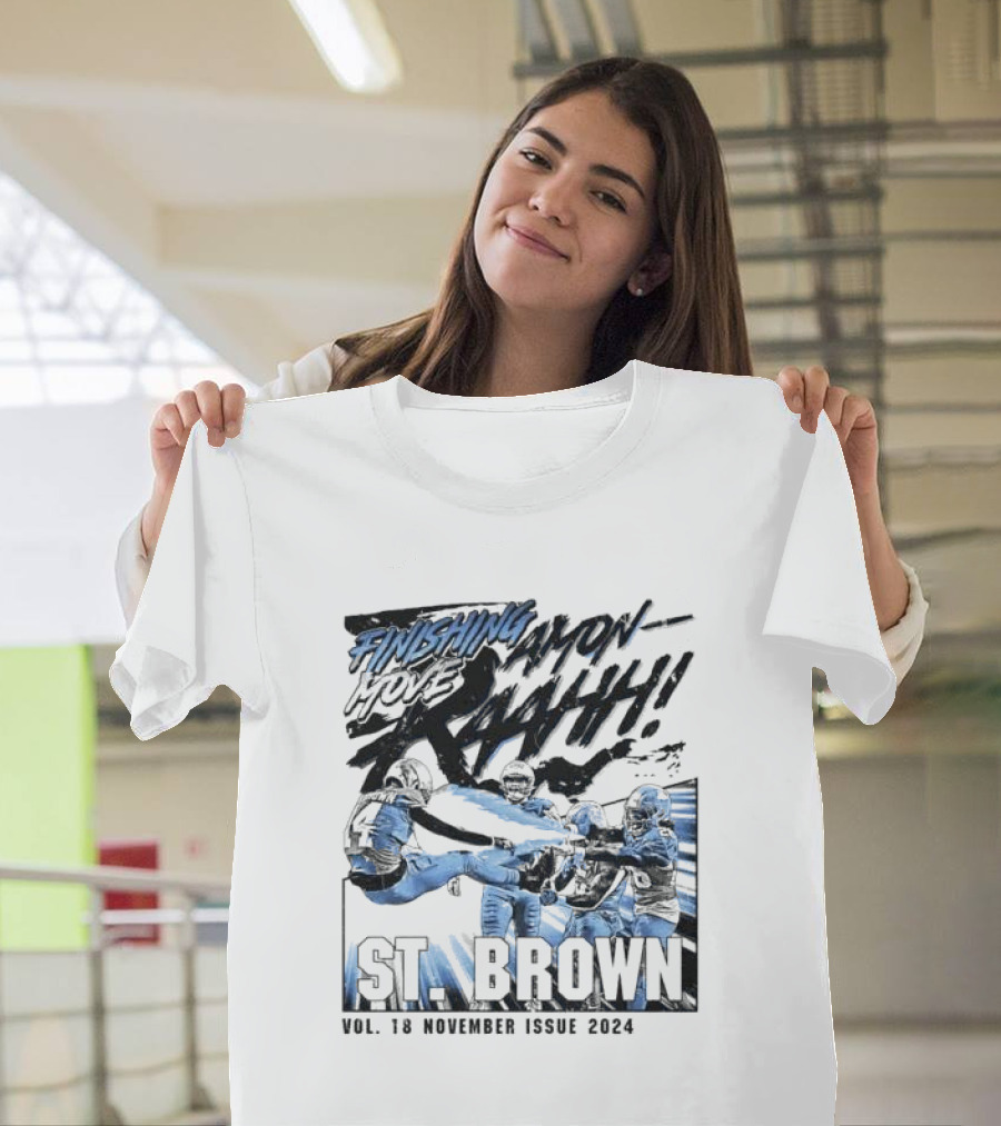 FINISHING MOVE AMON-R-AAHHH ST. BROWN VOL. 18 NOVEMBER ISSUE T-Shirt