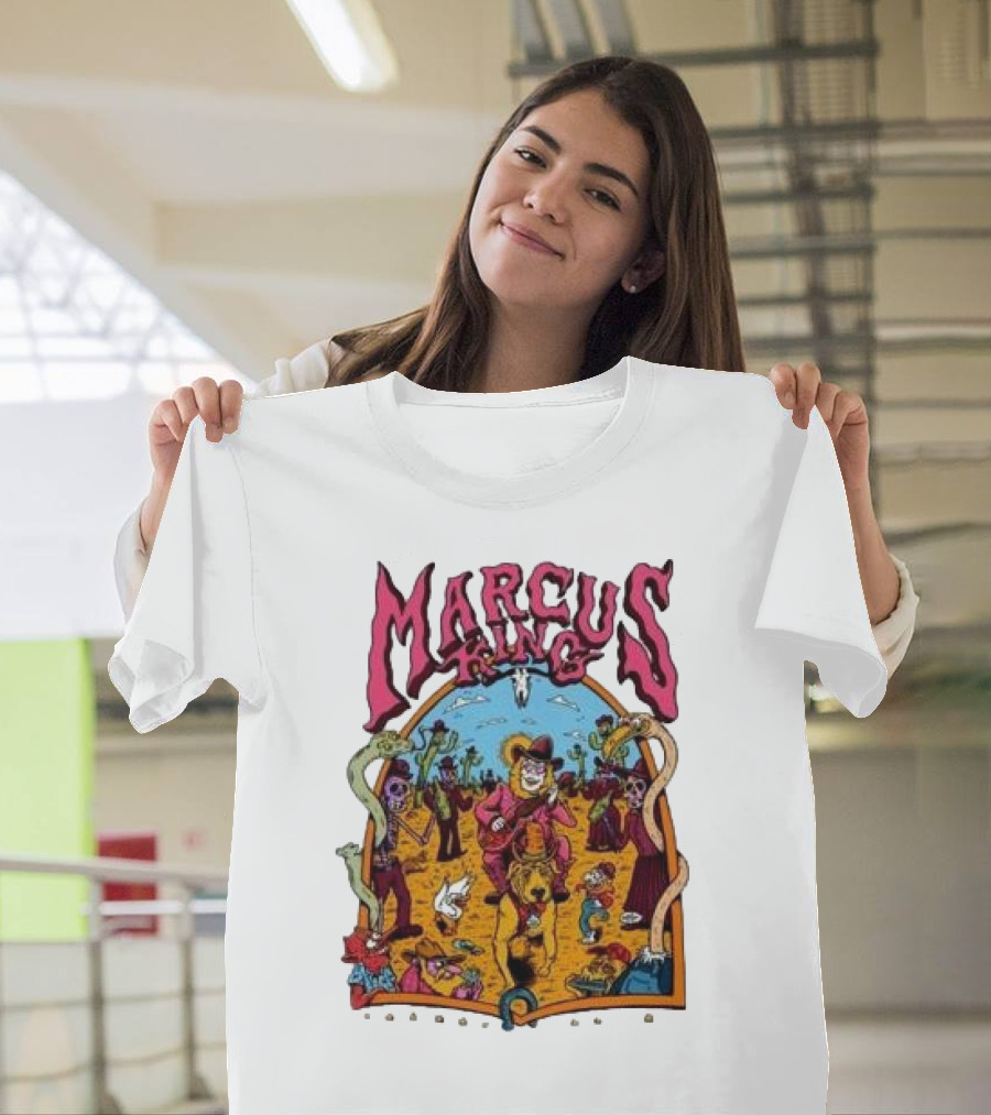 Marcus King Wild West Adventure with Cowboys and Skeletons T-Shirt