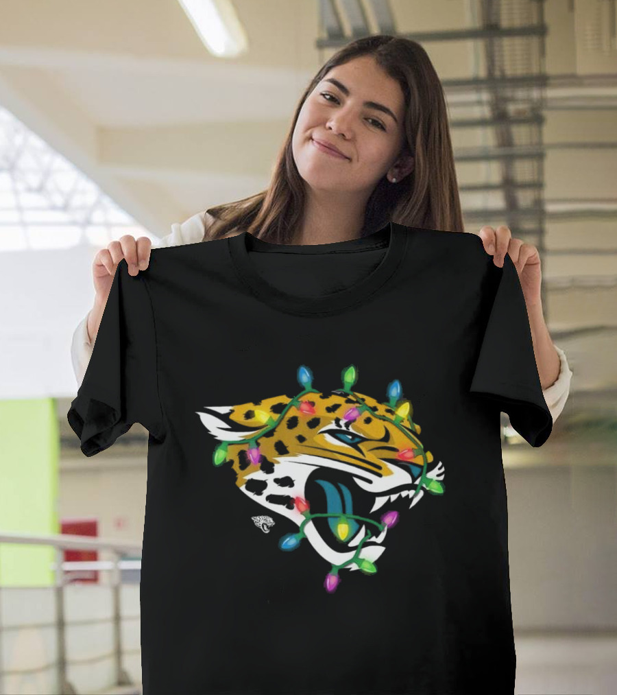 Jacksonville Jaguars Holiday Lights T-Shirt