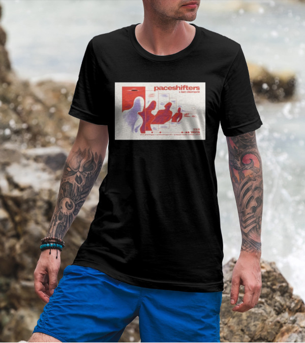 Paceshifters And Ian Clement Vera Groningen Netherlands November 23 2024 Vera Concertstraat 44 Artwork Kalle Wolters T-Shirt