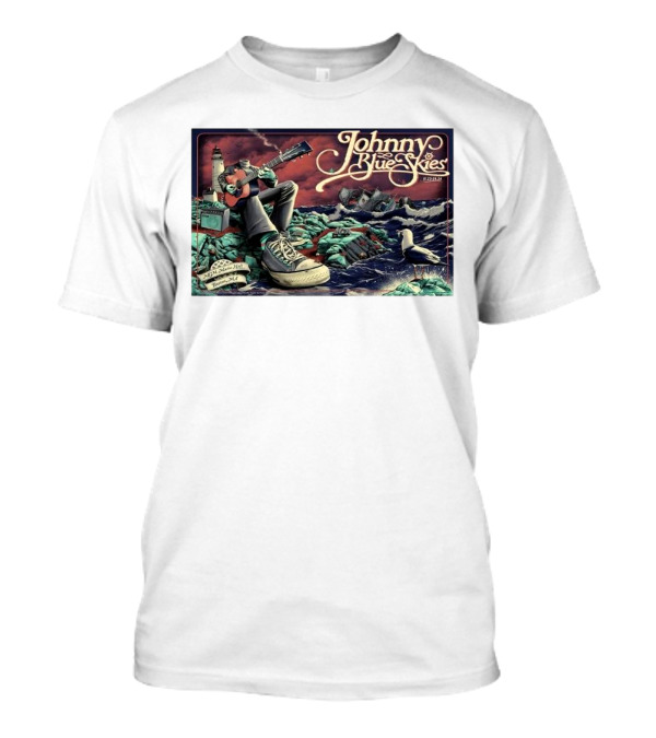 Johnny Blue Skies Live At MGM Music Hall Boston MA 11.23.24 Sailor And Seagull T-Shirt