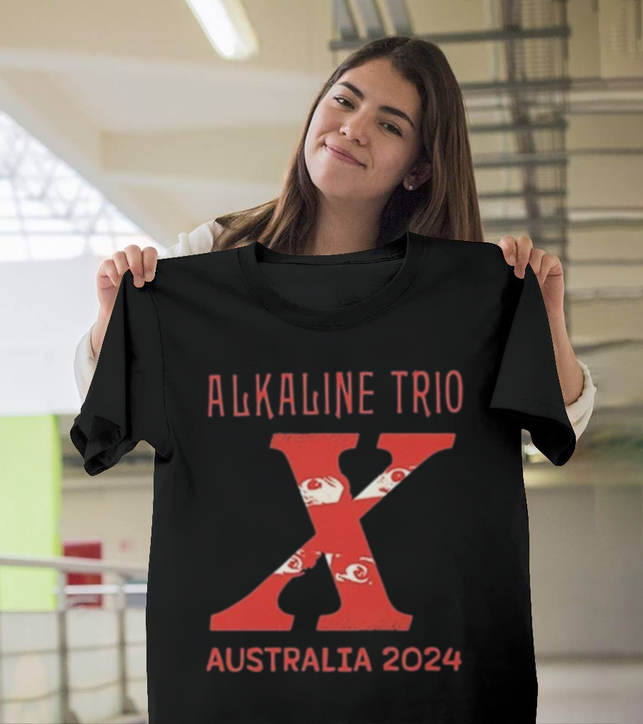 Alkaline Trio X Blood Hair Eyeballs Australia T-Shirt