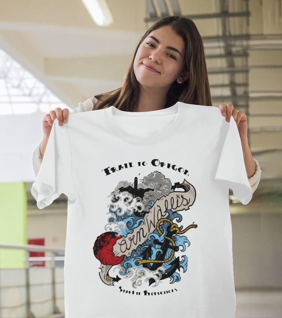 Trail to Oregon Cornwallis Ship Features T-Shirt