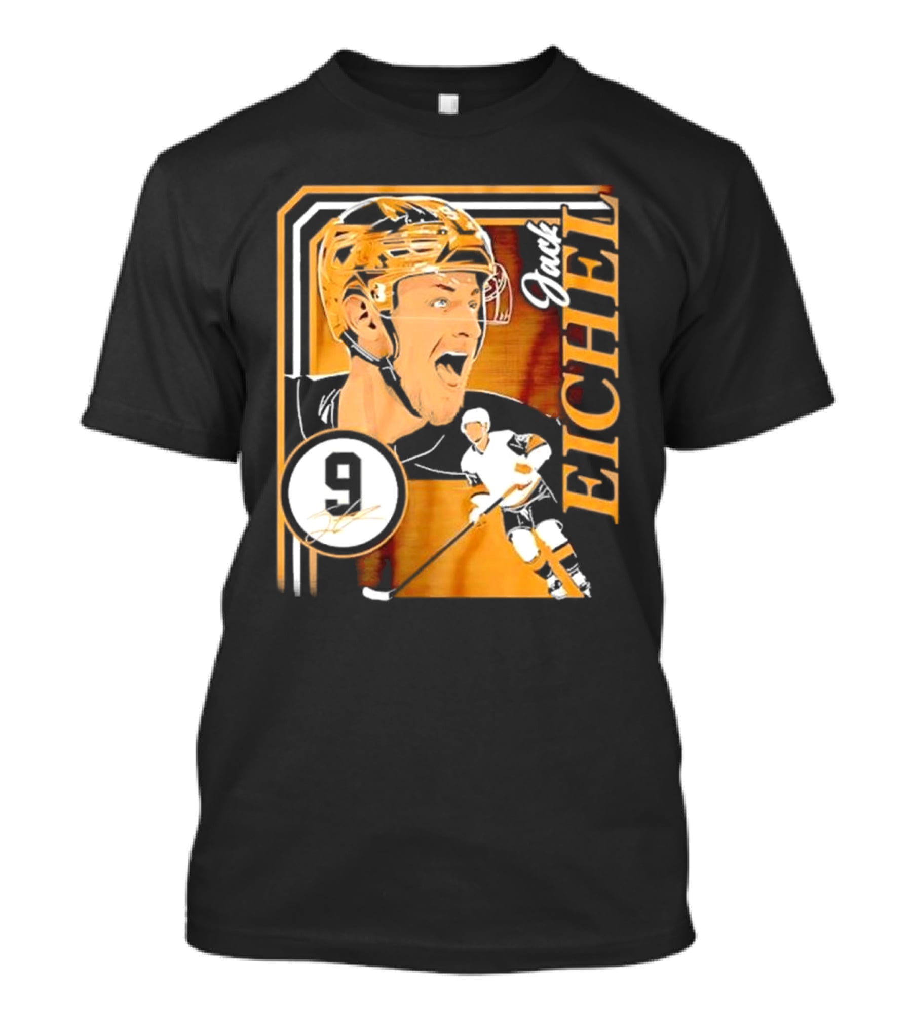 Jack Eichel Las Vegas Hockey Collage Frame T-Shirt