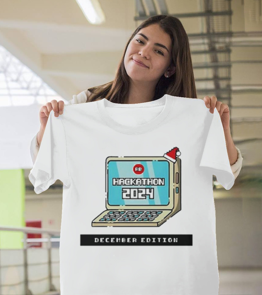 Hackathon 2024 December Edition Christmas Laptop T-Shirt