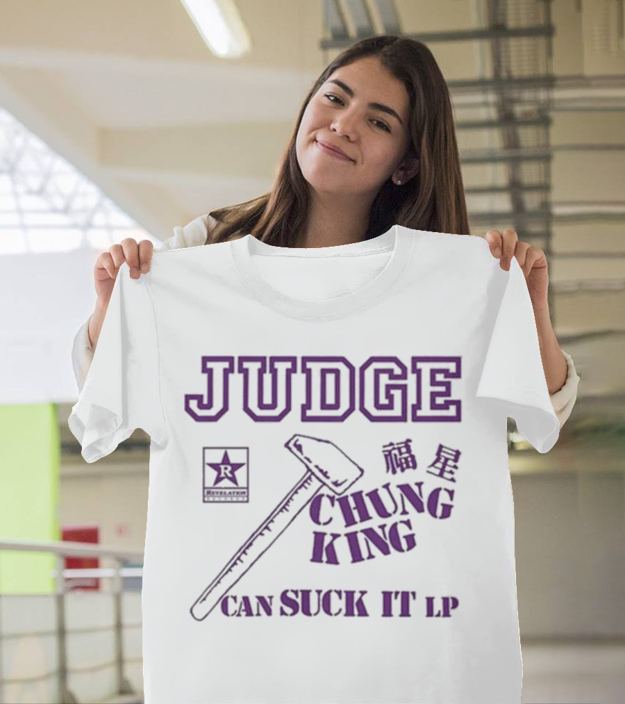 Judge Chung King Can Suck It LP Revelation Records Hammer Star T-Shirt