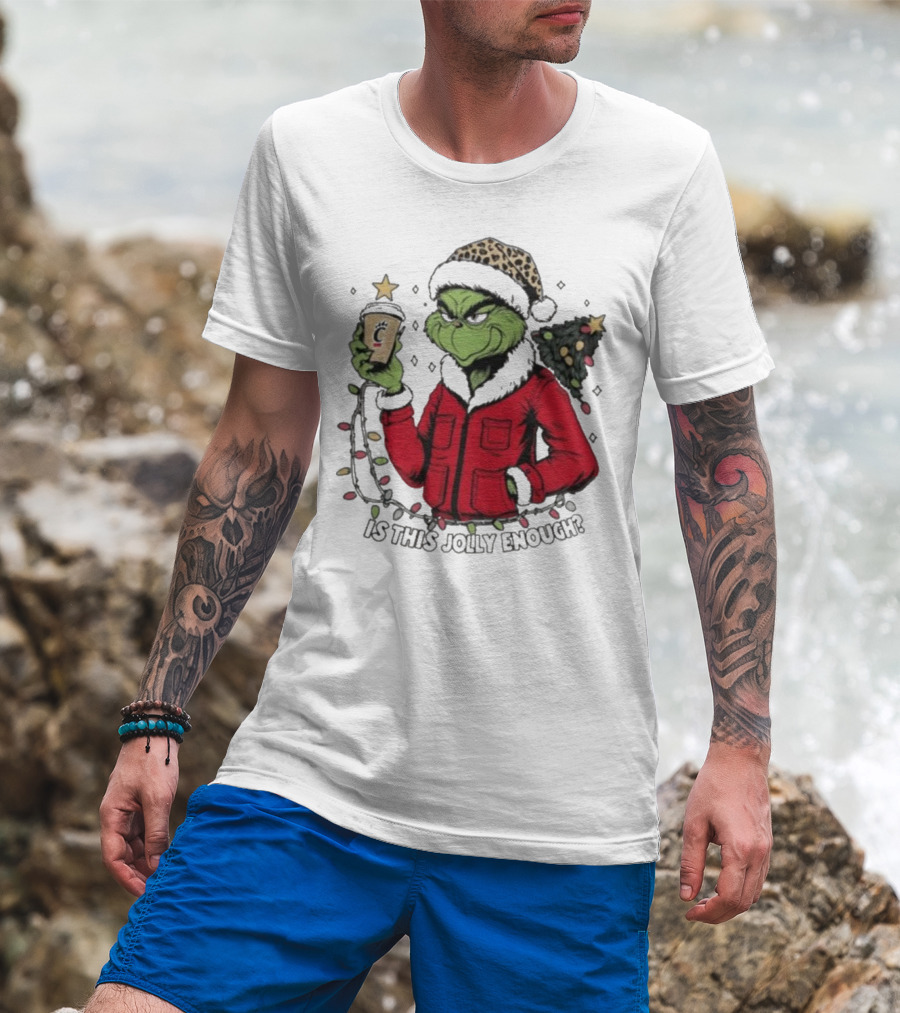 Cincinnati Bearcats Grinch Christmas Is This Jolly Enough T-Shirt