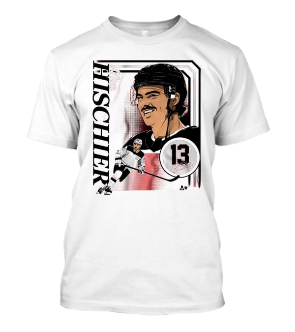 Nico Hischier Collage Frame Number 13 Hockey T-Shirt