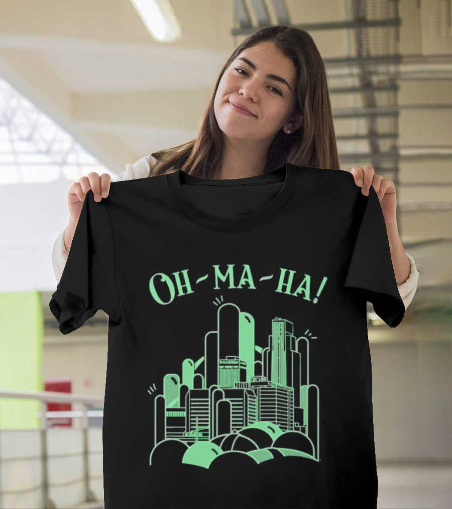 Oh Ma Ha City Skyline Buildings T-Shirt