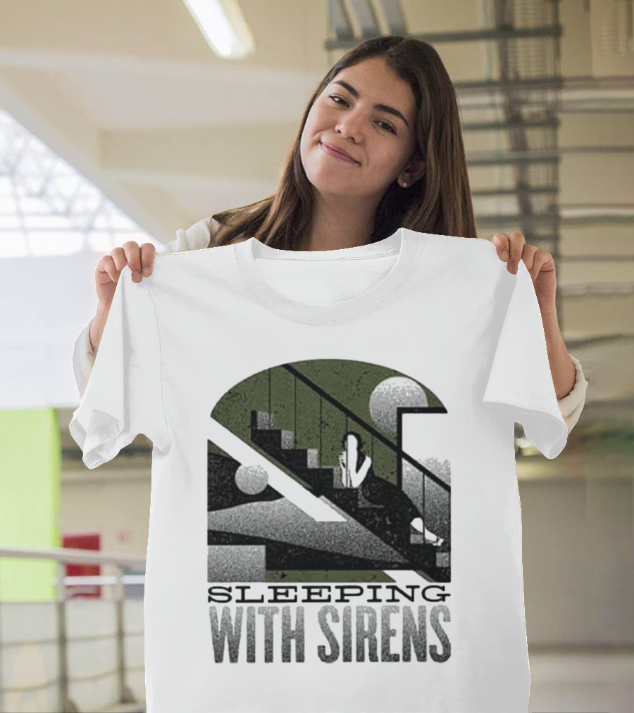 Sleeping With Sirens Stairs Retro Minimalist T-Shirt