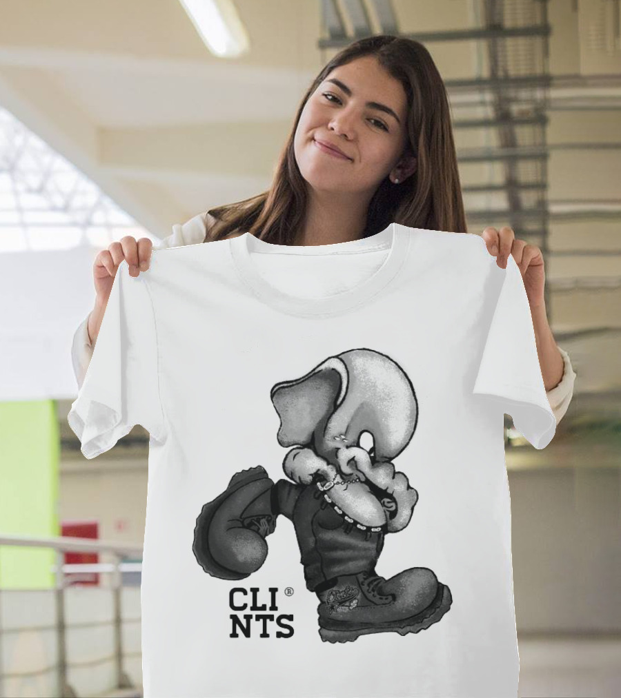 Cli Nts Stomper Character With Large Boots And Beads T-Shirt