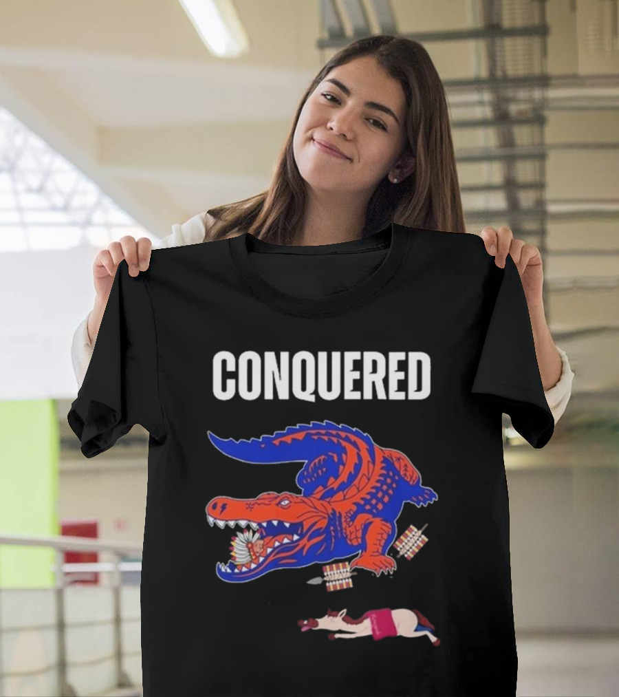 Conquered Florida Alligator Victory Over FSU Representation T-Shirt