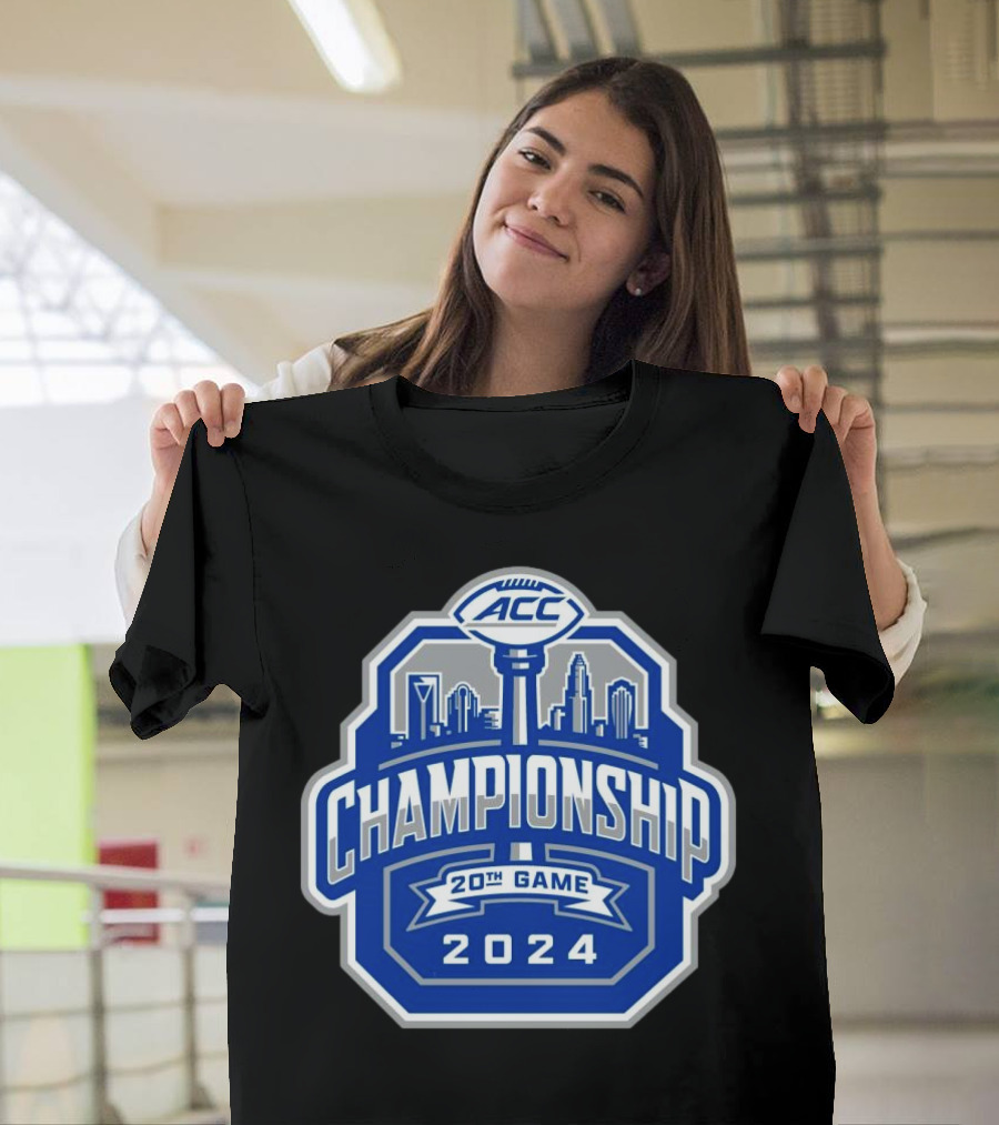 ACC Championship 20th Game 2024 Football Skyline T-Shirt