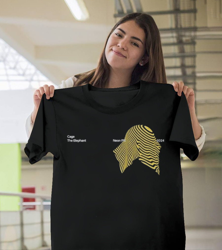 Cage The Elephant Neon Pattern T-Shirt
