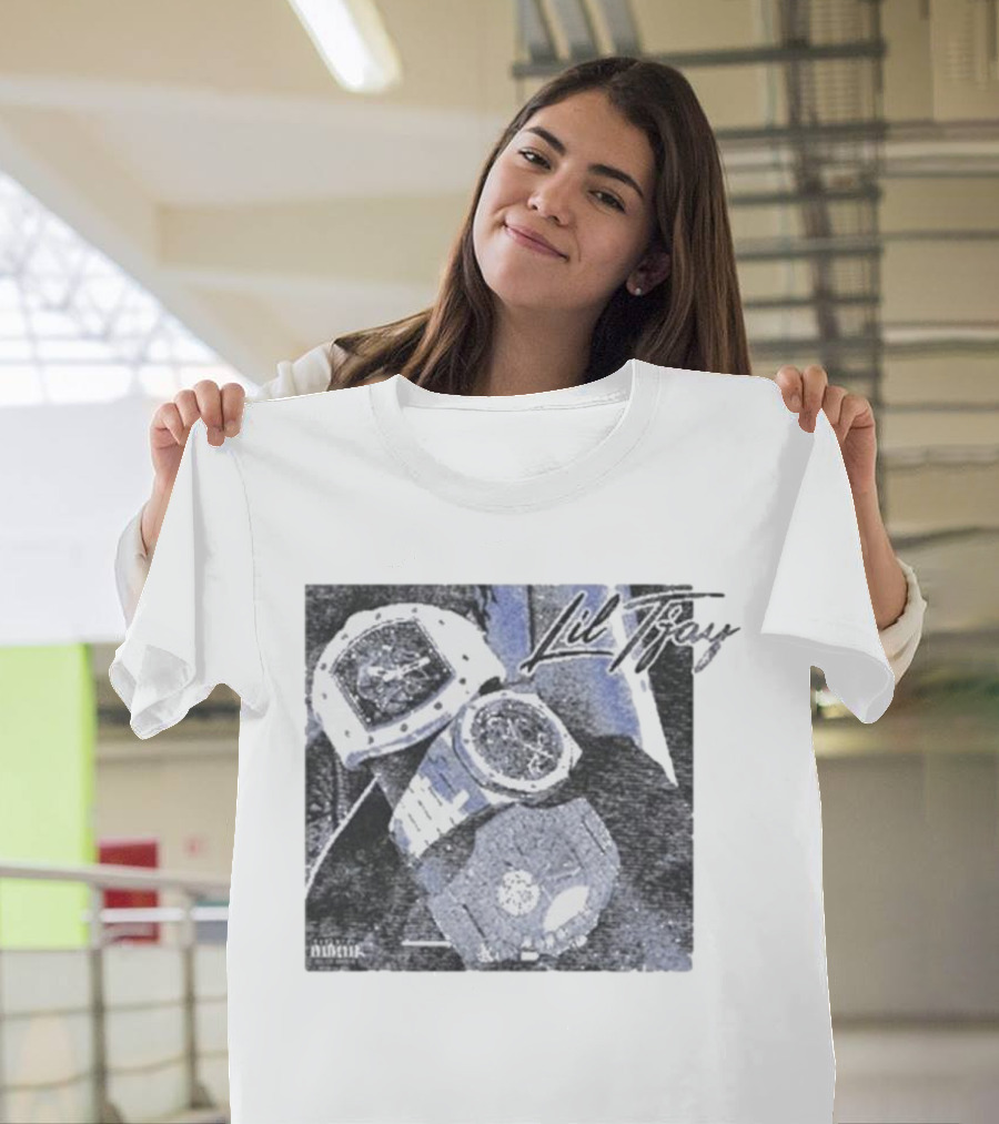 Lil Tjay Took A While Album Cover Watches T-Shirt