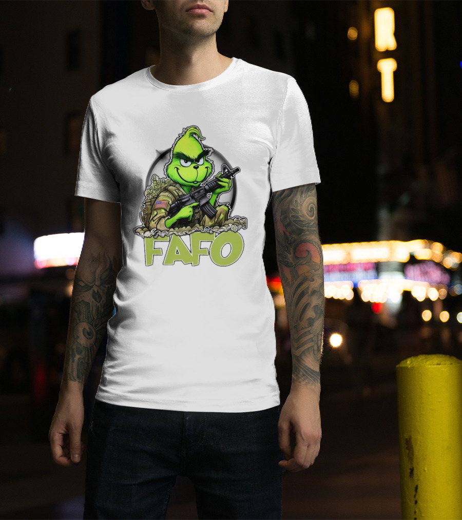 Grinch Fafo Military Christmas Special Edition T-Shirt