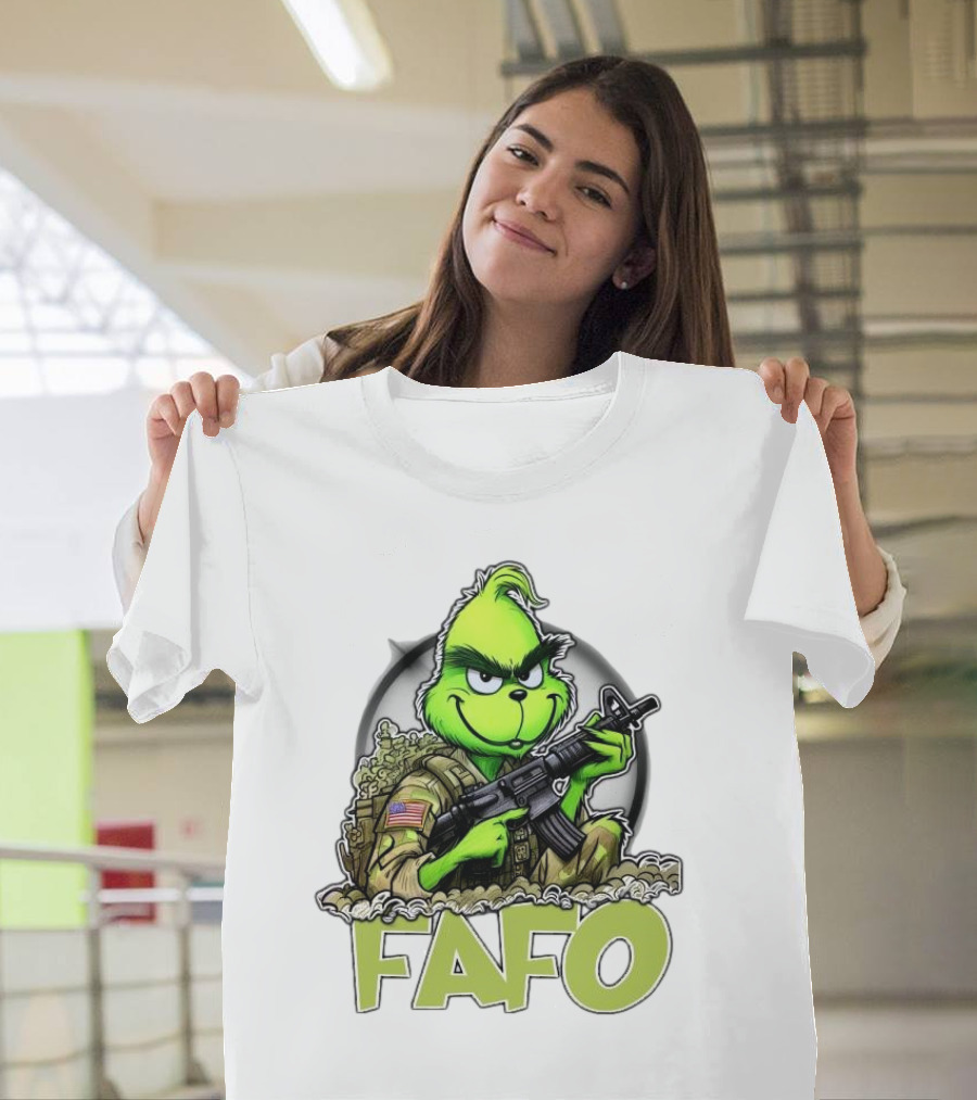 Grinch Fafo Military Christmas Special Edition T-Shirt