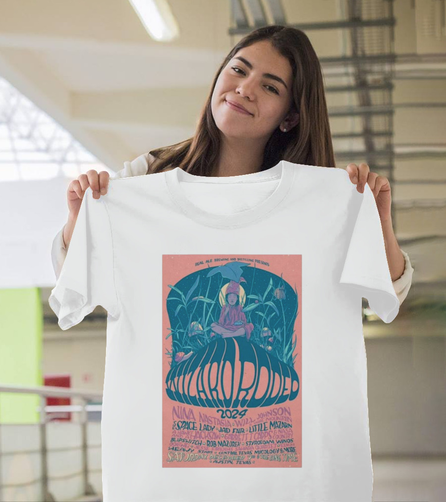 Real Ale Brewing Presents Wizard Rodeo 2024 Central Texas McGillicuddy Saturday December 7 Austin Texas T-Shirt