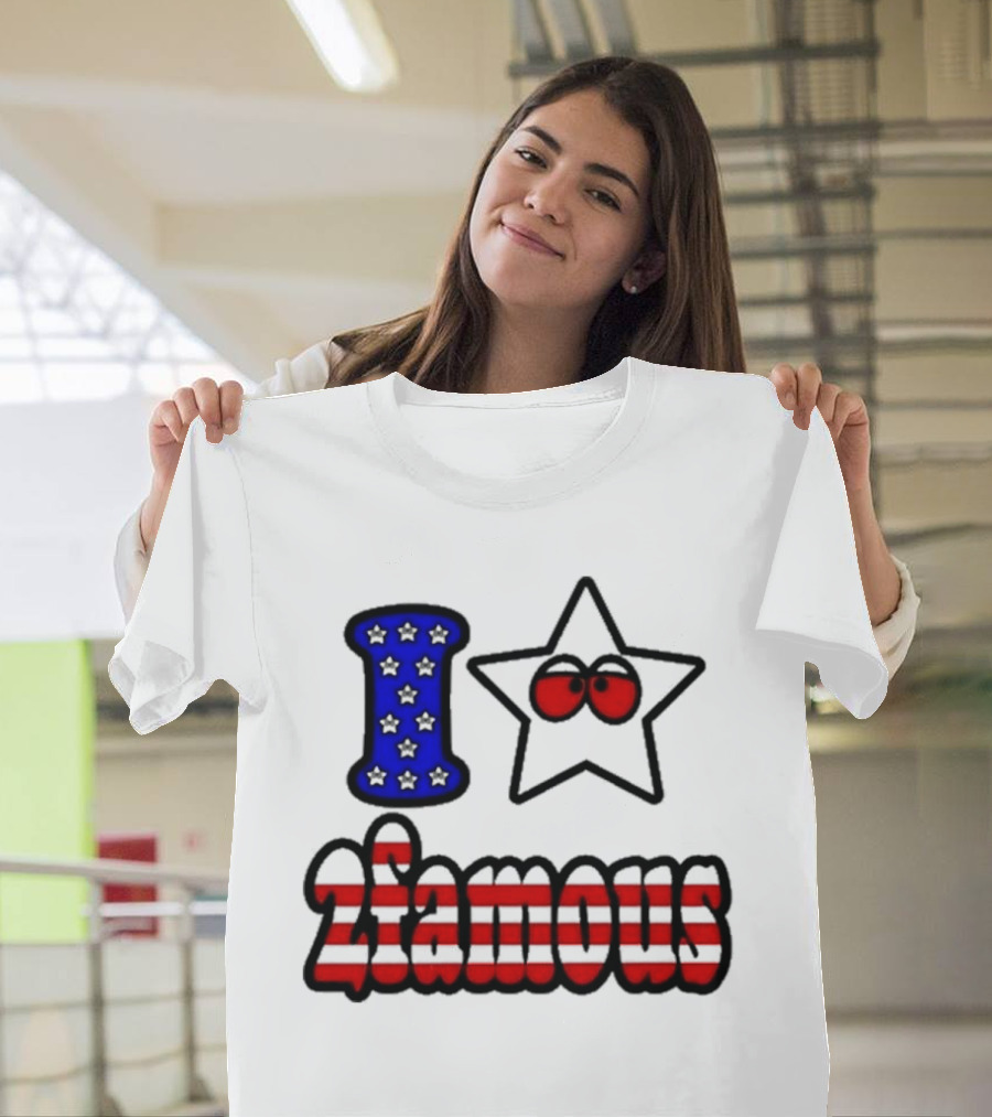 2Famous I Love Star USA 2Famous T-Shirt